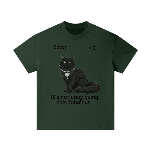 Pure Cotton Essential Kids Cocoa the Trendy Pet T-Shirt - Cocoa The Trendy Pet