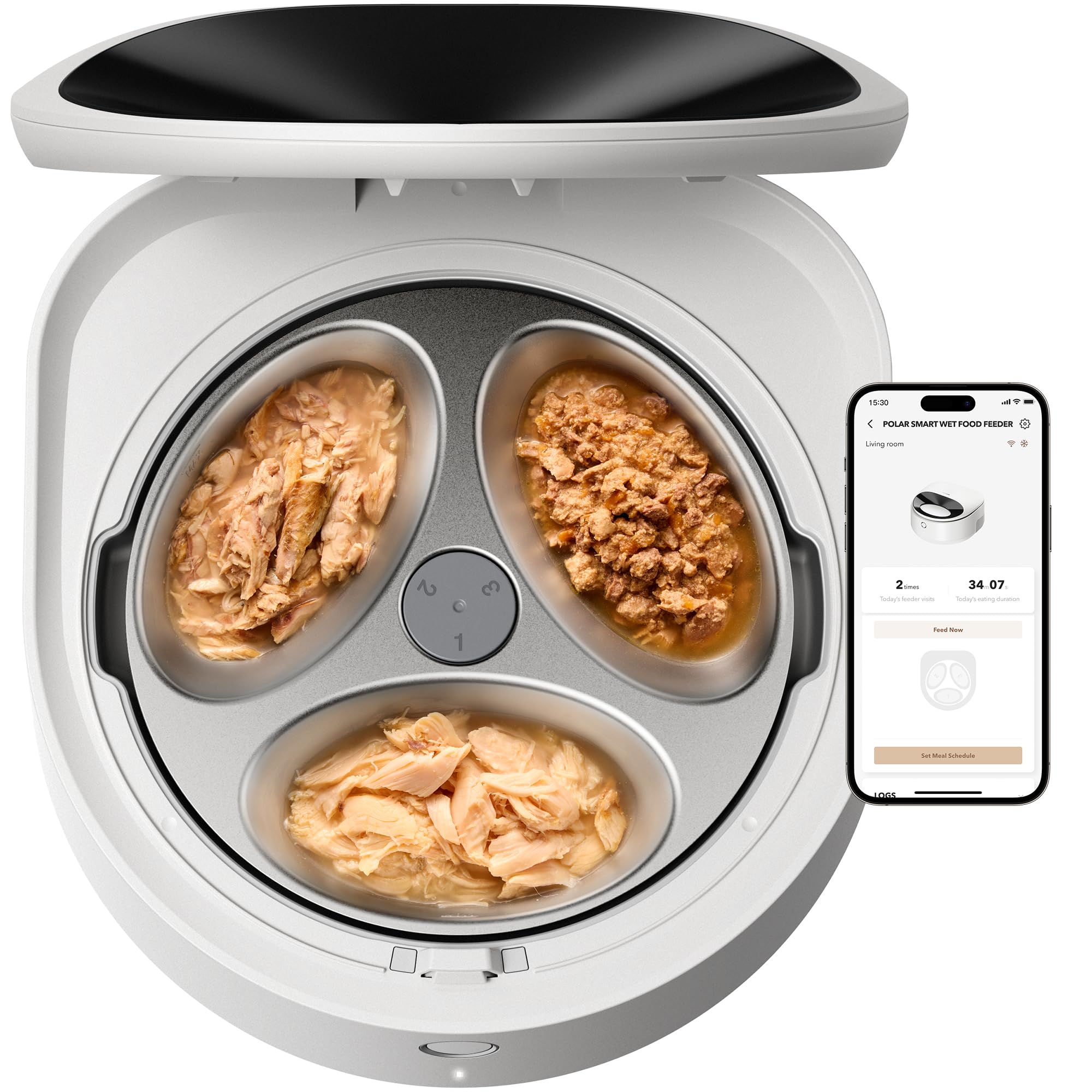 PETLIBRO Automatic Wet Food Cat Feeder — Refrigerated 3-Meal Smart Dispenser